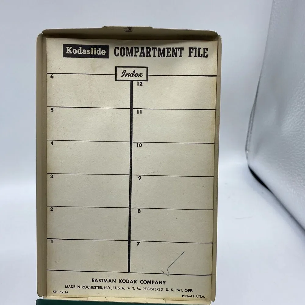 Kodaslide Compartment File‎ Lot of 2 Made in USA